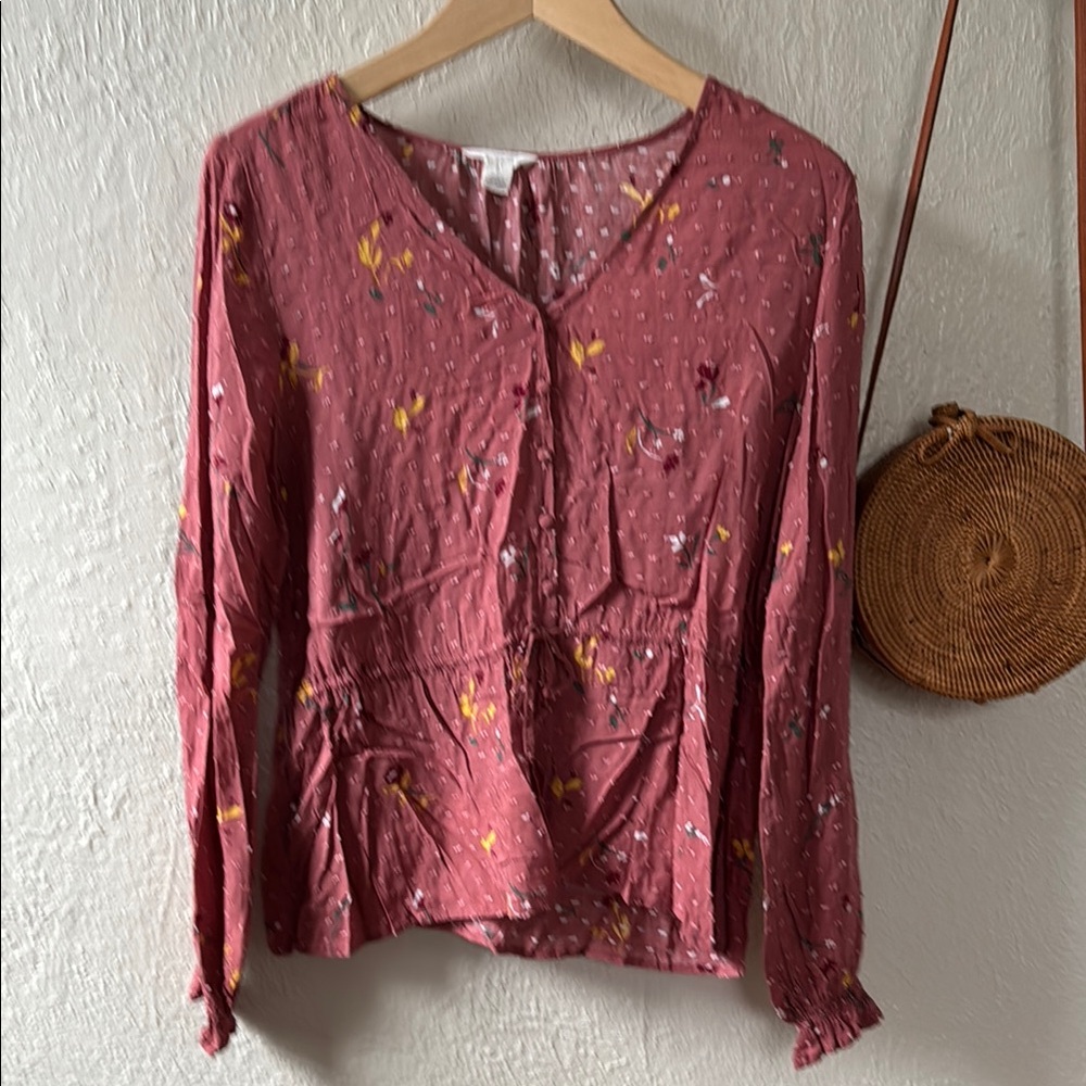 Floral Pink Women's Top